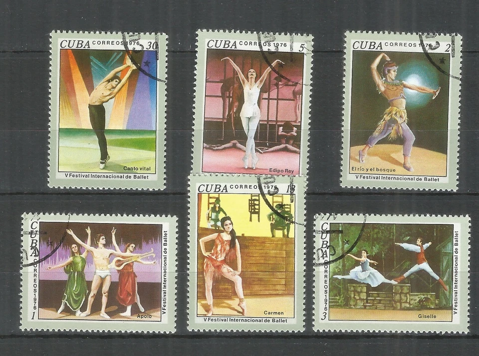 Caribbean 1976 year , used stamps circus - Image 1 of 1