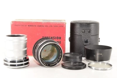 MINOLTA AUTO ROKKOR-PF 58mm f1.4 MC Mount Manual Focus Lens from Japan #2717 - Image 1 of 4
