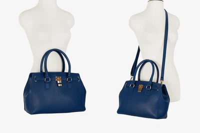 Bolso Cartera Emperia Los Angeles Bernie con Asa Superior y Correa para el Hombro Azul Marino Foto 1 de 4