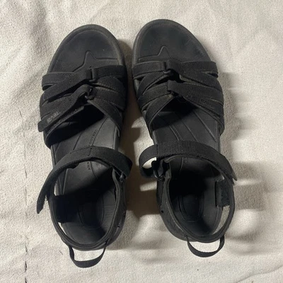 Sandalias de Senderismo Teva Tirra Negras con Tiras Mujer Talla 10 Verano Exterior  Foto 1 de 4
