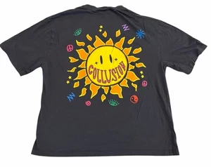Camiseta gris con gráfico Collusion Sun para hombre mediana  - Imagen 1 de 5