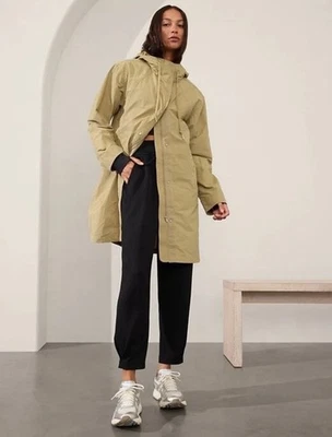 Chaqueta de Lluvia Athleta XL Everywhere Anorak Lino Beige Abrigo de Lluvia Cortavientos Nueva con Etiquetas Foto 1 de 4