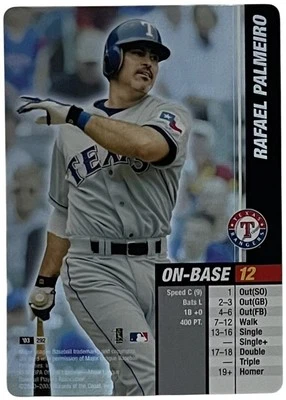 2003 MLB Showdown Pennant Run Rafael Palmeiro Texas Rangers - Image 1 of 2