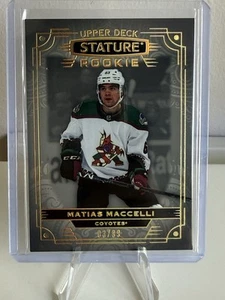 2022-23 Upper Deck Stature #114 Matias Maccelli Rookie RC Photo Variant /99 - Bild 1 von 2