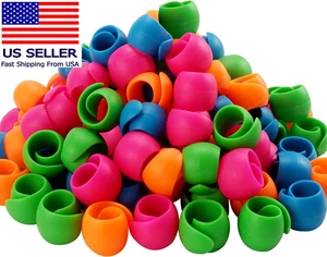 100Pcs Thread Spool Savers/Spool Huggers - Prevent Tails from Unwinding - No Loo - Picture 1 of 7