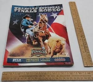 2001 Wrangler NATIONAL FINALS RODEO - NFR - JOE BEAVER on cover - Picture 1 of 11