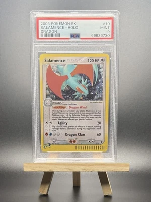 2003 POKEMON SALAMENCE HOLO ESERIES #10 EX RUBY SAPPHIRE DRAGON PSA 9 - Image 1 of 2