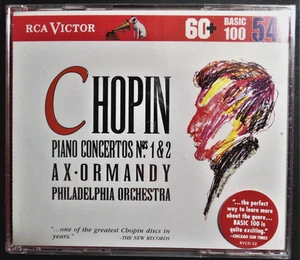 Chopin Klavierkonzerte 1&2 Emanuel Ax & Eugene Ormandy 74 Mins - 1994 RCA NEU CD - Bild 1 von 2