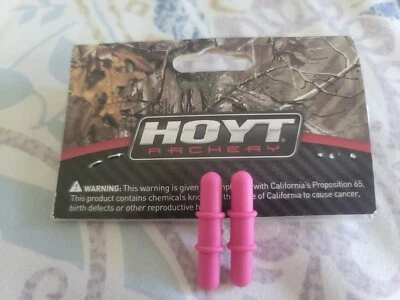 NOVAS Varas de Choque Hoyt Pequenos Amortecedores 2 Peças Rosa - Outras Cores Disponíveis Também - Imagem 1 de 4