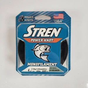 Stren Power Knot 4lb Lo Vis Green 220yd New In Package Stren Fishing Line Stren - Picture 1 of 2