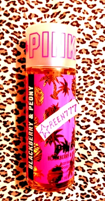 PINK Victoria's Secret BLACKBERRY & PEONY Fragrance Perfumed Spray MIST 8.4 oz - Image 1 of 4
