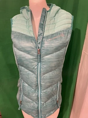 Chaleco acolchado FREE COUNTRY para niñas grande (14-16) como nuevo con capucha frontal cremallera Foto 1 de 4