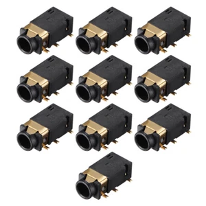 10 pezzi connettore jack audio 3,5 mm attacco PCB presa femmina 6 pin PJ-311D/PJ-342B - Foto 1 di 4