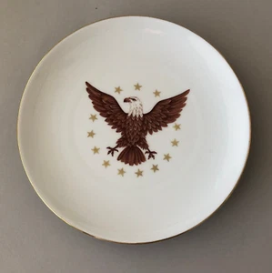 Schumann 1960 ADLER & STERNE 7" Porzellan Teller mit Goldrand Vintage Bavaria - Bild 1 von 10