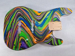 Multicolor Basswood P bass J/J guitar body - fits fender necks J1868 - Picture 1 of 10