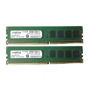 For Crucial 2x 4GB 1RX8 DDR4 2133P PC4-17000mhz 288pin 1.2V Desktop Memeoy DIMM- - Picture 1 of 1