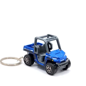 Polaris Ranger EV Azul Escala 1/64 Diecast Personalizado🎁 GRAN Regalo🎁 - Imagen 1 de 5