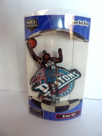 GRANT HILL HEROES OF THE LOCKER ROOM KEYCHAIN DETROIT PISTONS NEW Cover