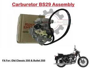 Royal Enfield "Carburetor BS29 Assembly For Old Classic/Bullet 350" - Bild 1 von 6