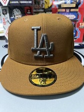 New Era Los Angeles Dodgers Cigar Pack 59FIFTY Hat 1988 WS Patch Size 7 5/8 RARE