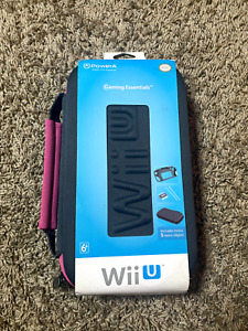 PowerA Wii U Gaming Essentials Soft Shell Zipper Case, Silicon Sleeve- Pink