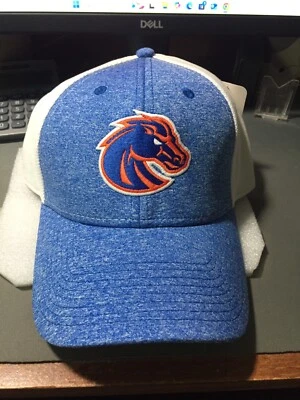 Boné de bola OURAY SPORTSWEAR STYLE 51316 ROYAL HEATHER/BRANCO BRONCOS NOVO COM ETIQUETA - Imagem 1 de 4