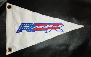 RZR USA 10"x13.5" Triangle Flag UTV Side x Side Made to fit all poles - Picture 1 of 3
