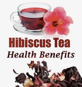 Flor De Jamaica Hibiscus Flowers Bulk Tea Tox 1 Lb free tea bag - Picture 1 of 6