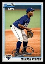 2010 Bowman Prospects Black #BP39 Edinson Rincon Padres NM-MT 