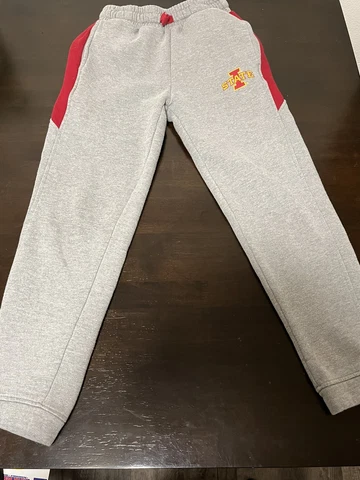 Iowa State Cyclones Youth Sweatpants Gray Youth XS (6-7) Colosseum Brand ❤️💛 Cover