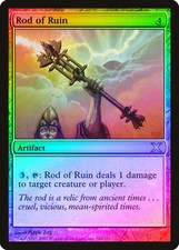 Rod of Ruin FOIL 10th Edition NM Artifact Uncommon MAGIC MTG CARD ABUGames