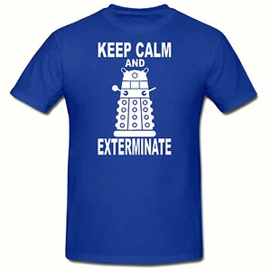 KEEP CALM & EXTERMINATE CHILDREN'S T SHIRT,KIDS T SHIRT 3 - 15 YEARS - Picture 1 of 6
