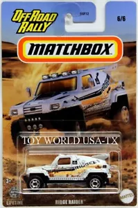 2024 Matchbox Off Road Rally Serie #6 Ridge Raider weiß - Bild 1 von 1