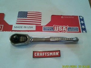 Craftsman USA 3/8" 90 Tooth Ratchet - Quick Release - Polished Chrome CMMT86002 - Picture 1 of 5