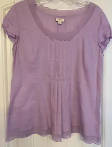 J. Jill Size 10 Linen Blend Side Zip Top NWOT - Picture 1 of 7