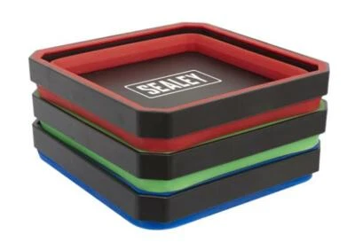 Sealey APCSTS Parts Tray Collapsible Magnetic Set - Image 1 of 2