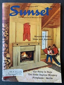 Sunset Magazine Februar 1973 1970er Lifestyle Reise Rezepte Gartenwerbung - Bild 1 von 10