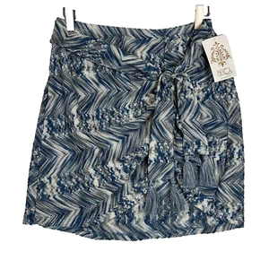 becca rebecca virtue Häkel Sarong Rock Coverup Blau Gr. Medium Neu - Bild 1 von 6