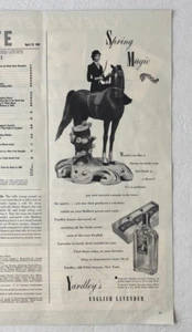 Yardley's Vintage Print Ad 1948 English Lavender Horse Woman Soap Perfume - Picture 1 of 2