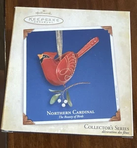 Hallmark Northern Cardinal Keepsake Ornament #1 The Beauty of Birds Series 2005 - Picture 1 of 12