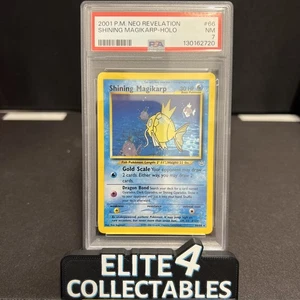 Neo Revelation - Shining Magikarp 66/64 Holo - PSA 7 - Imagen 1 de 2