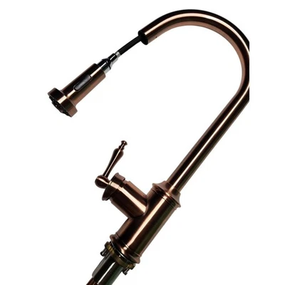 Grifo de cocina extraíble Signature Hardware 434080 Southgate - cobre antiguo Foto 1 de 4