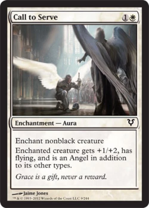 Call to Serve -Foil Light Play MTG Avacyn Restored - Image 1 of 1
