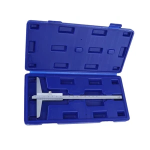 Tiefenmesser Legierung Messschieber Stahl Lineal Mikrometer Box - Bild 1 von 12