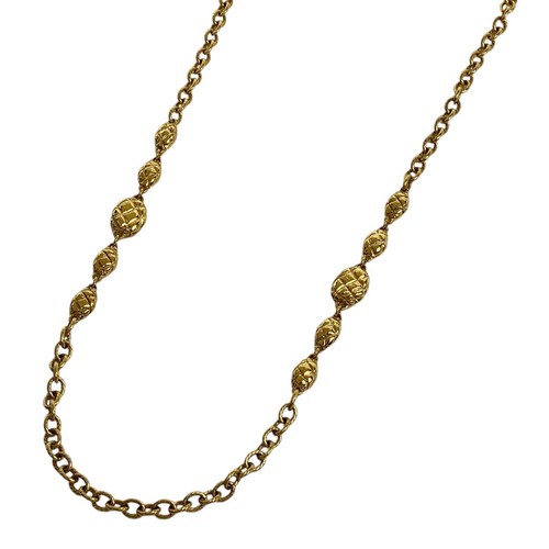 Collana catena lunga CHANEL collana placcata oro donna