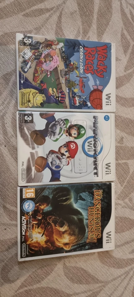 Wii Games, Mario Kart Wii, Dangerous Hunt 2011, Whack Races. - Image 1 of 1