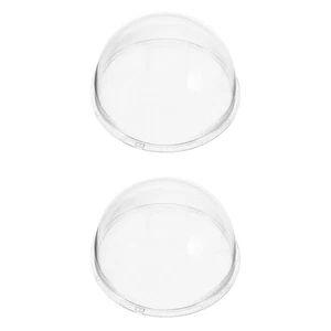 2 Pieces Dome Camera Cover Waterproof Outdoor Security Protective - Picture 1 of 12