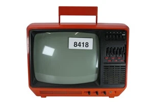 Aristona | Vintage / Przenośny pomarańczowy telewizor - Zdjęcie 1 z 2