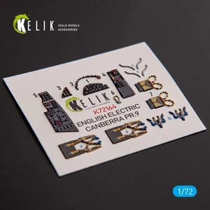 English Electric Canberra PR,9 Interior 3D Decals (for Airfix model) 1:72 K72164 - Bild 1 von 7