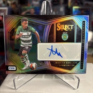 2023-24 Select FIFA Marcus Edwards AUTO Pitchside Sporting SCP Silver Prizm SSP - Picture 1 of 2